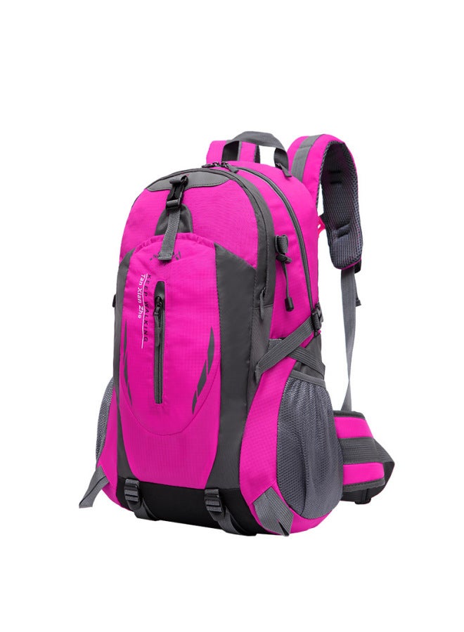Fixed Hiking Stick Hiking Backpack Multi-functional Camping Bag Large Capacity Waist Protection Outdoor Mountaineering Bag-Color:Waist Support Pink-Capacity:36-55L - Image 1